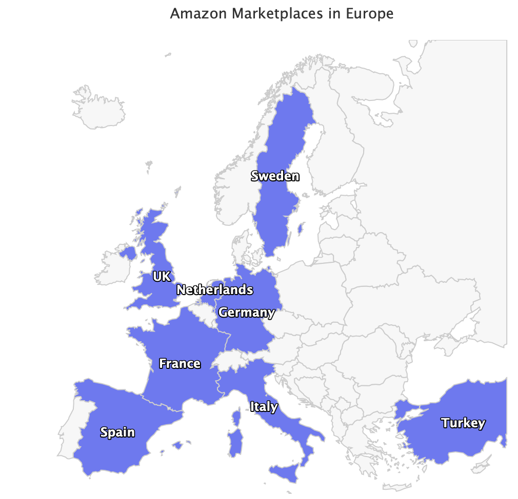 Amazon Marketplaces in Europe