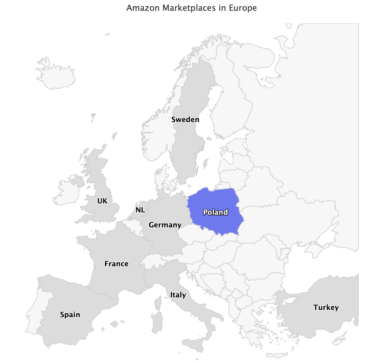 Amazon Marketplaces in Europe