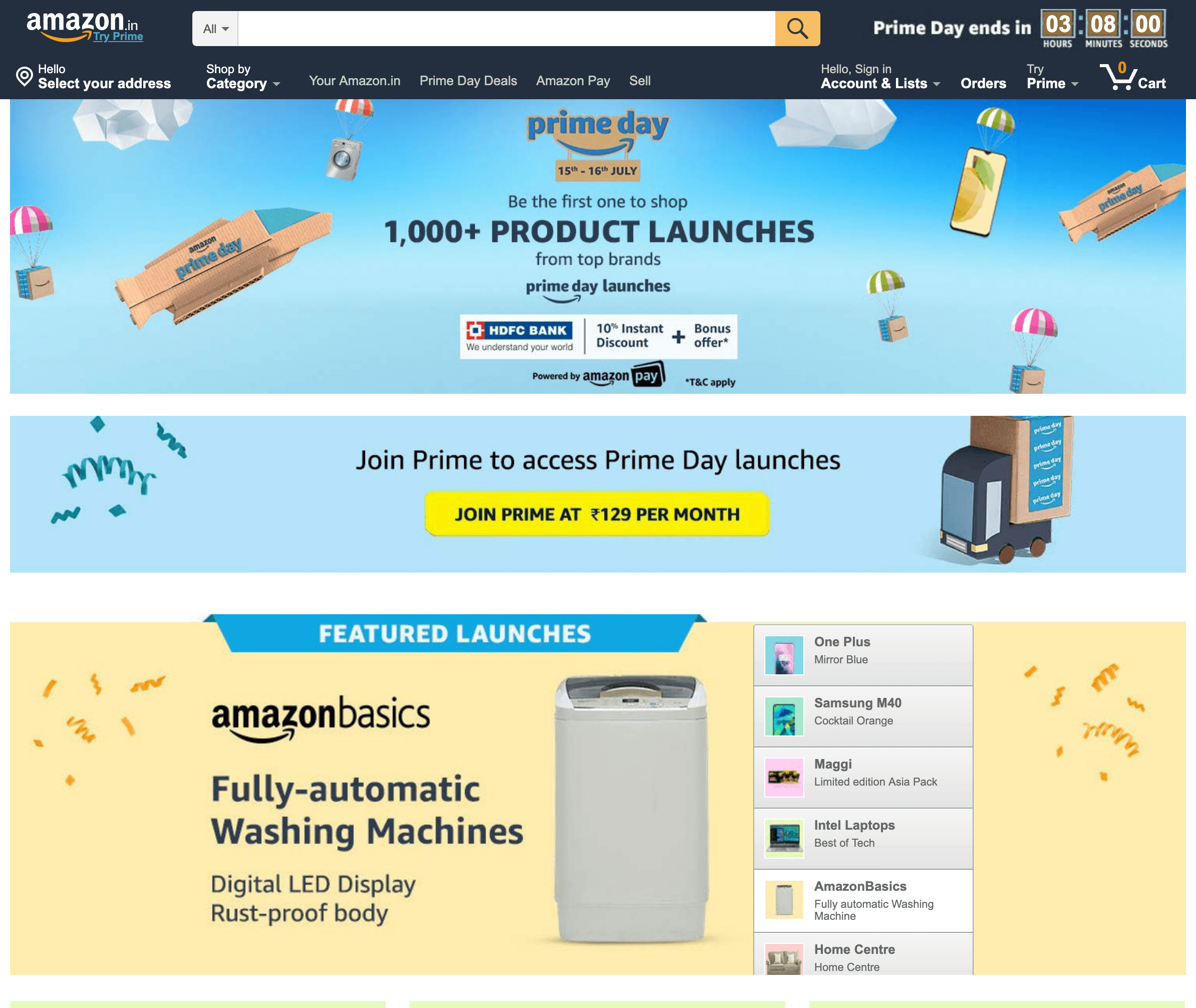 Amazon India launches