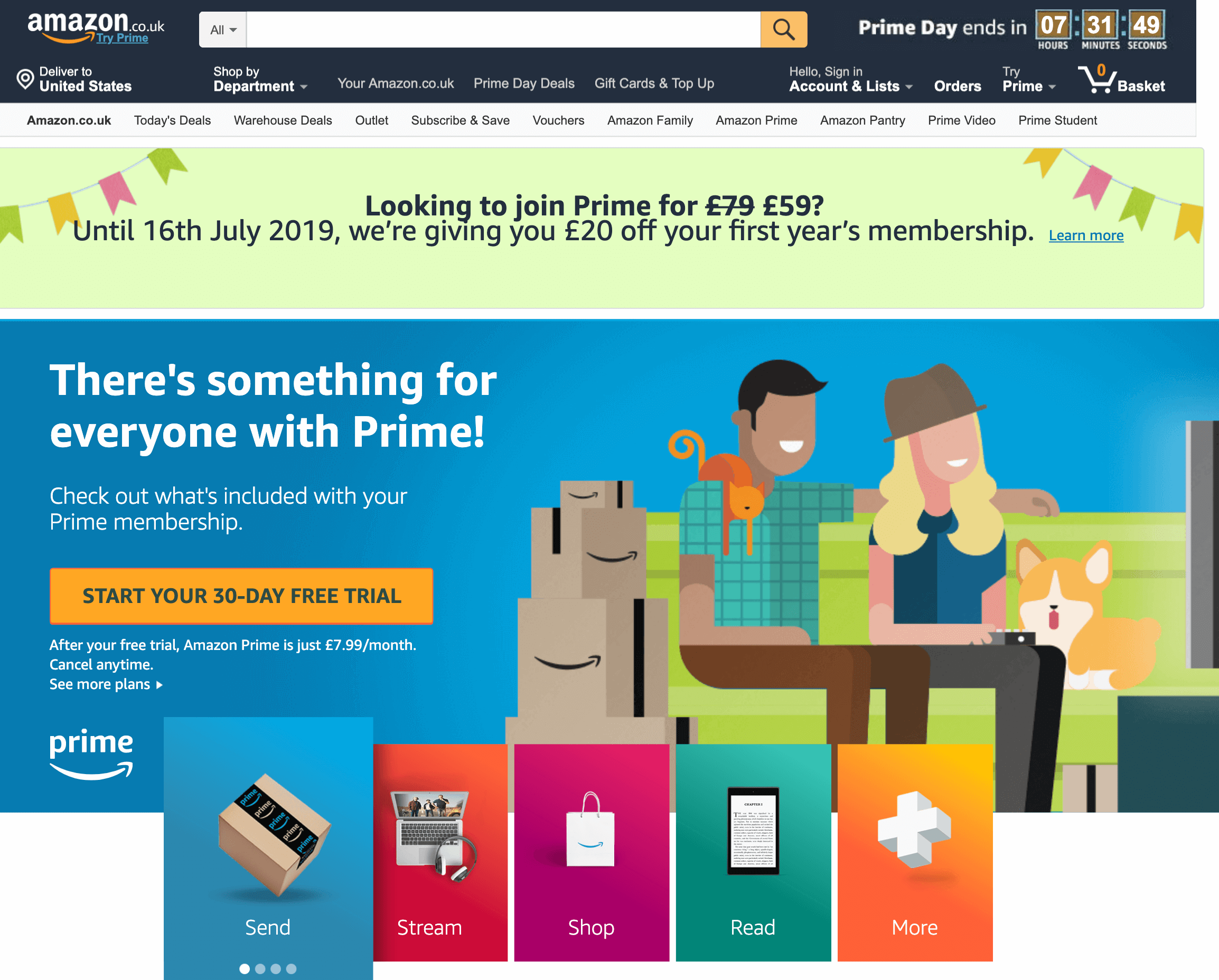 Amazon UK Prime Membership