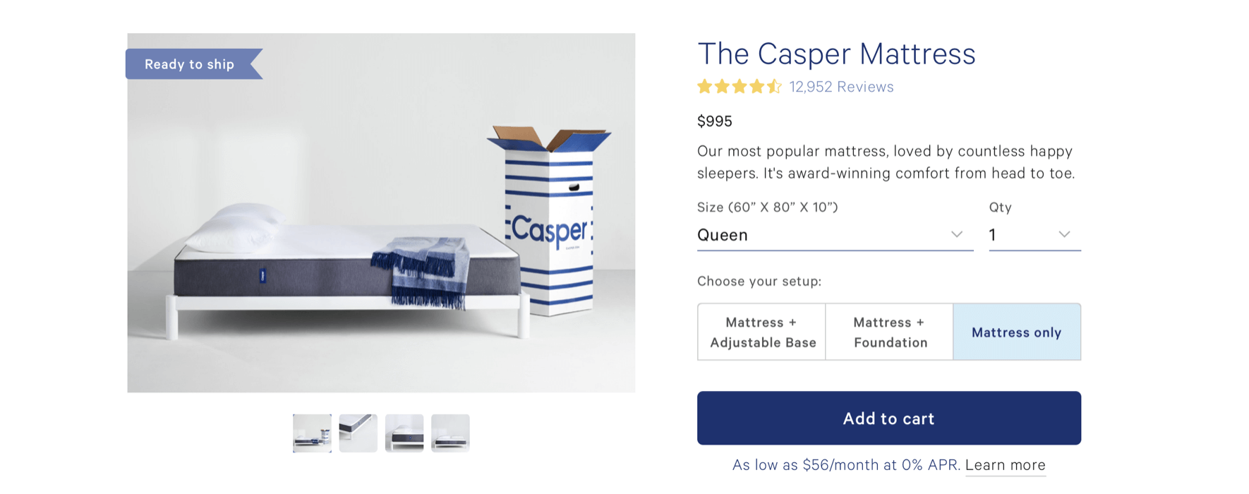 Casper mattress