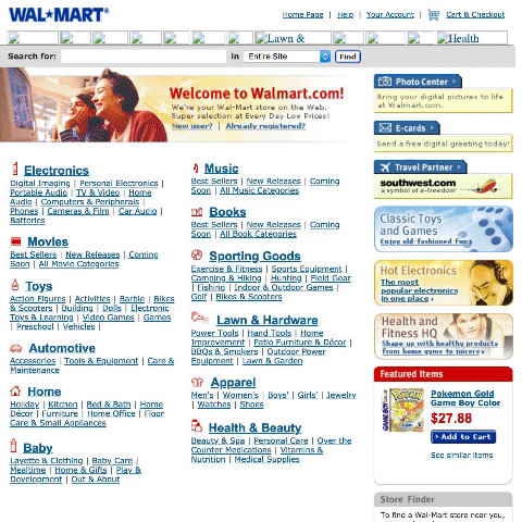 Walmart.com history