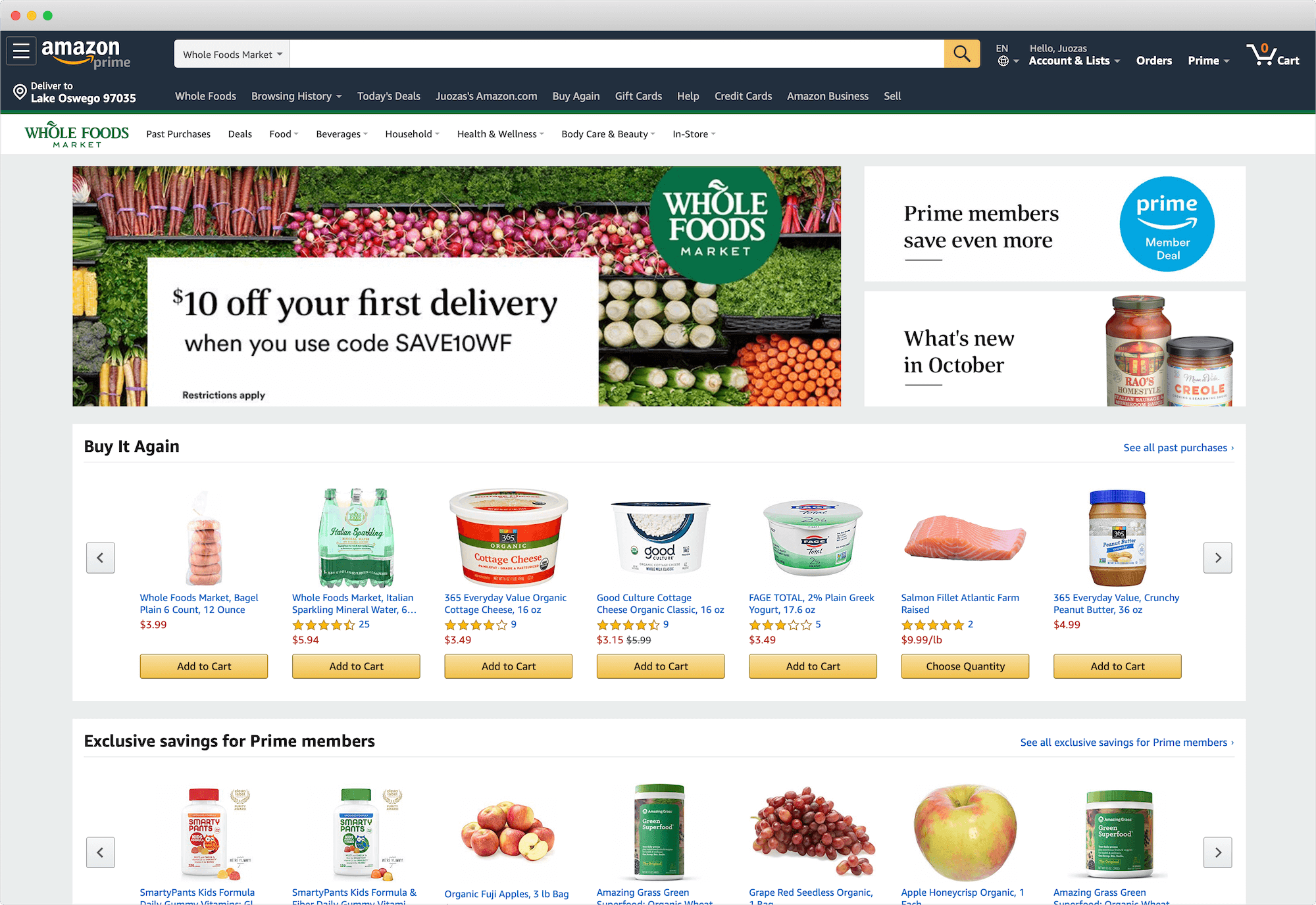 Online Ordering Whole Foods Market