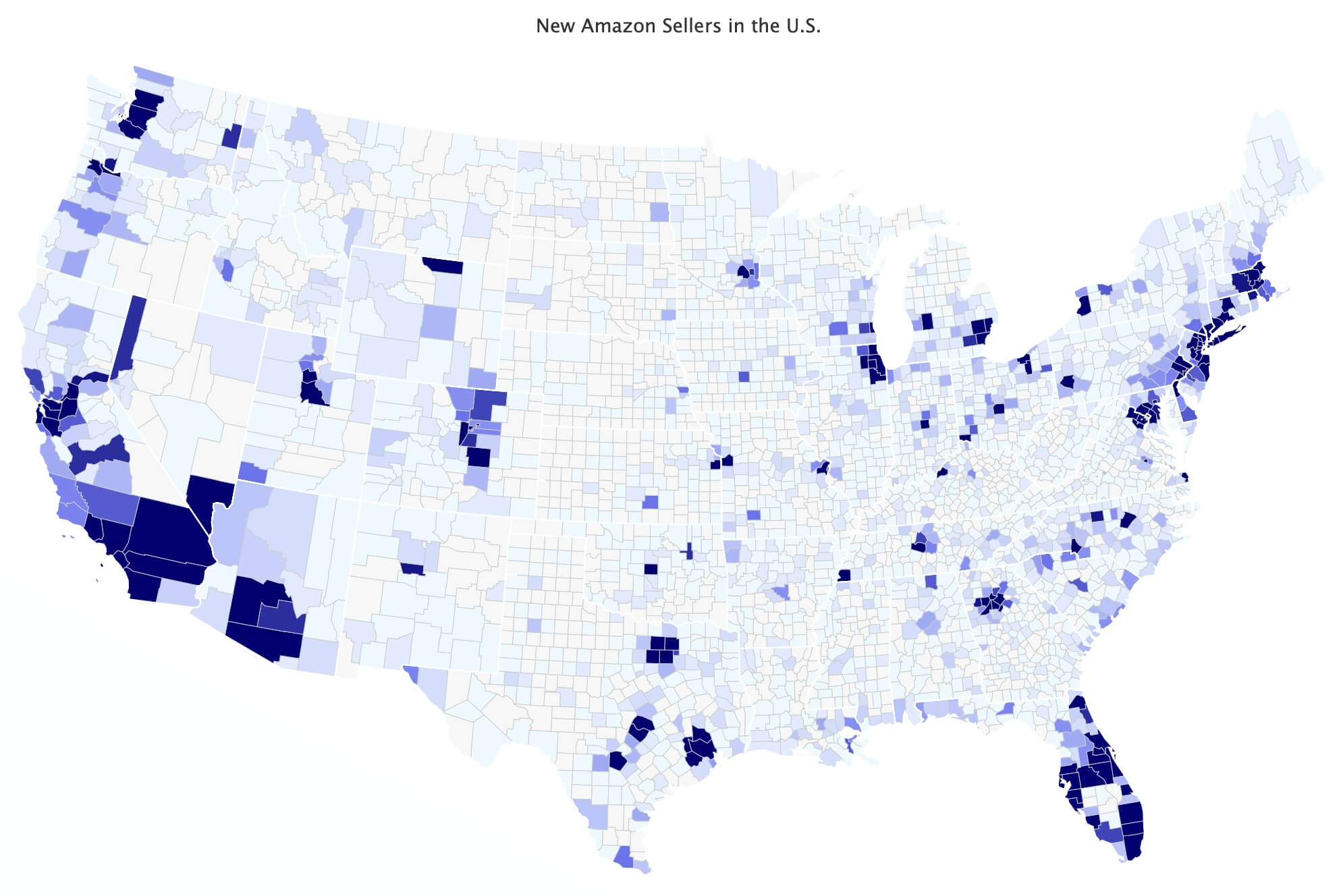 New Amazon Sellers in the U.S.