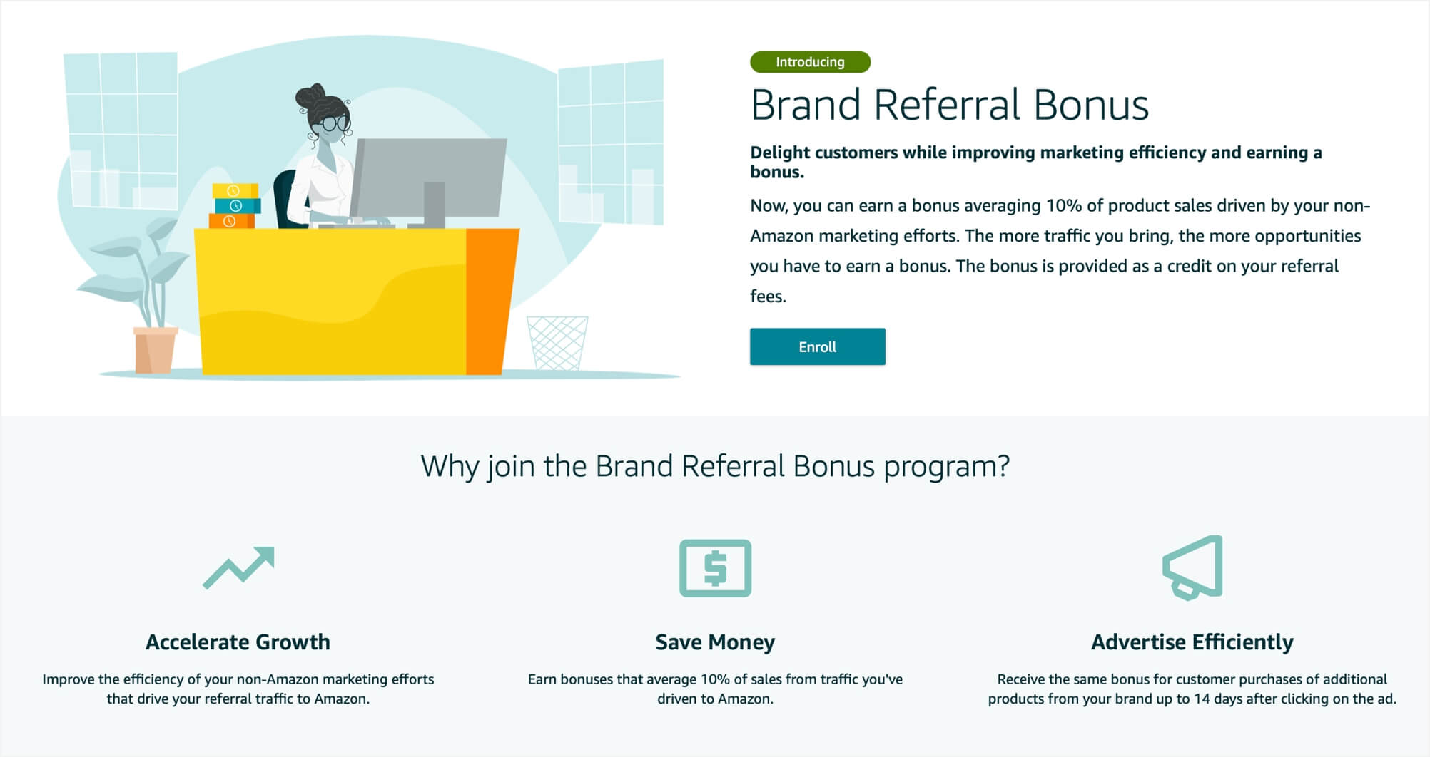Amazon Brand Referral Bonus program