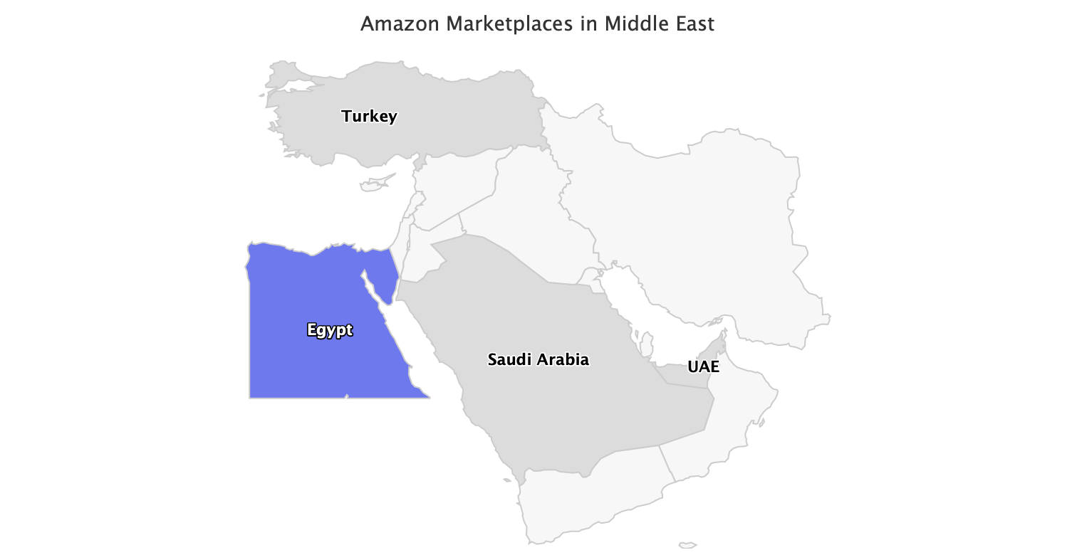 Amazon Marketplaces in Middle East