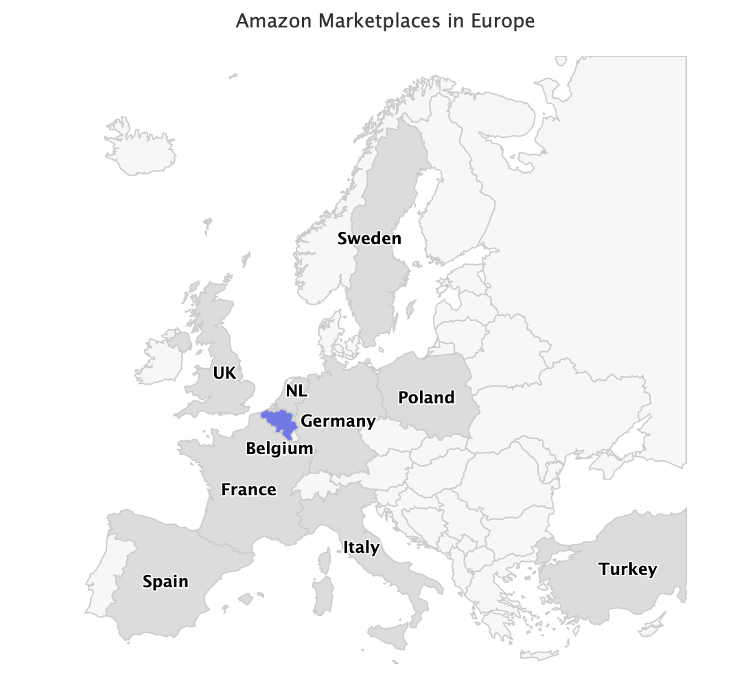 Amazon European marketplaces