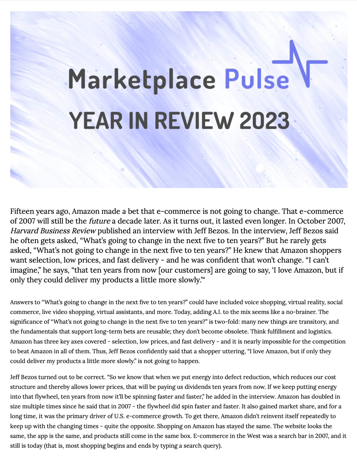 Marketplace Pulse Year in Review 2023