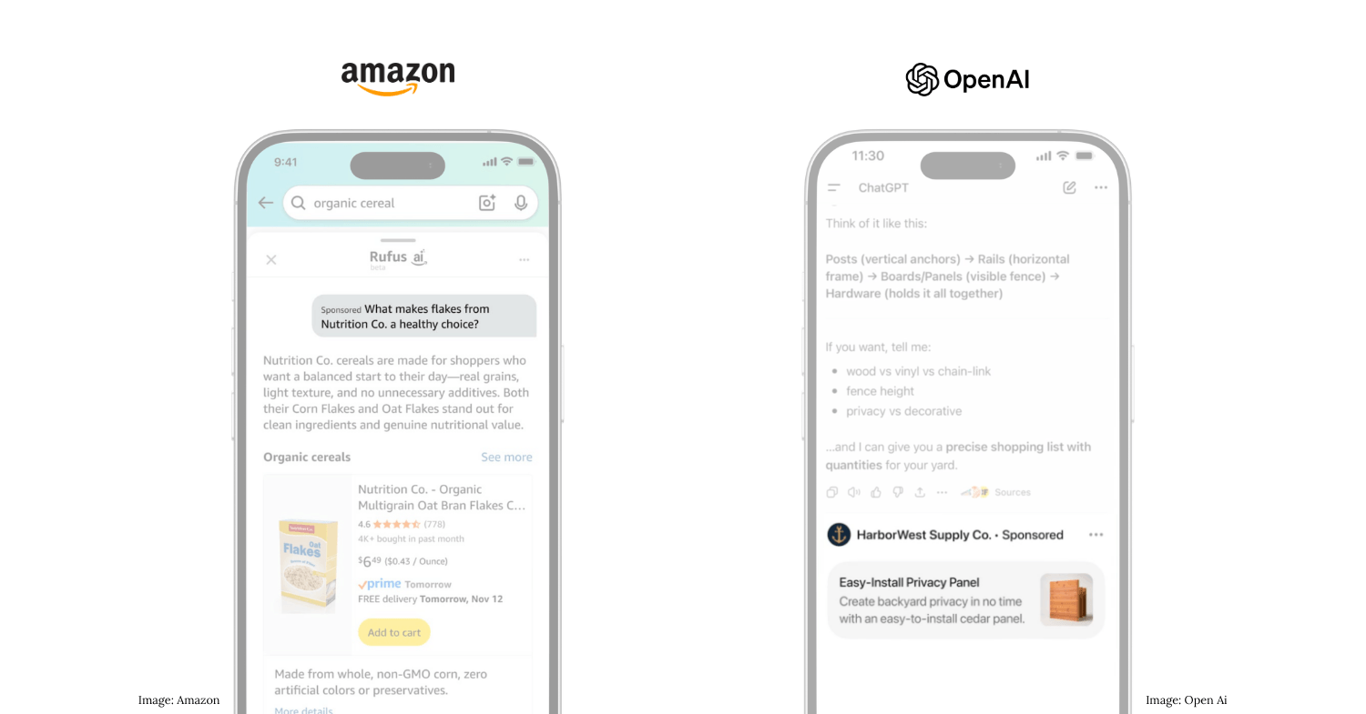 amazon vs openai agentic ads