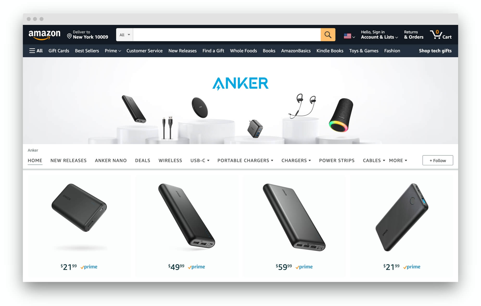 Anker at Amazon