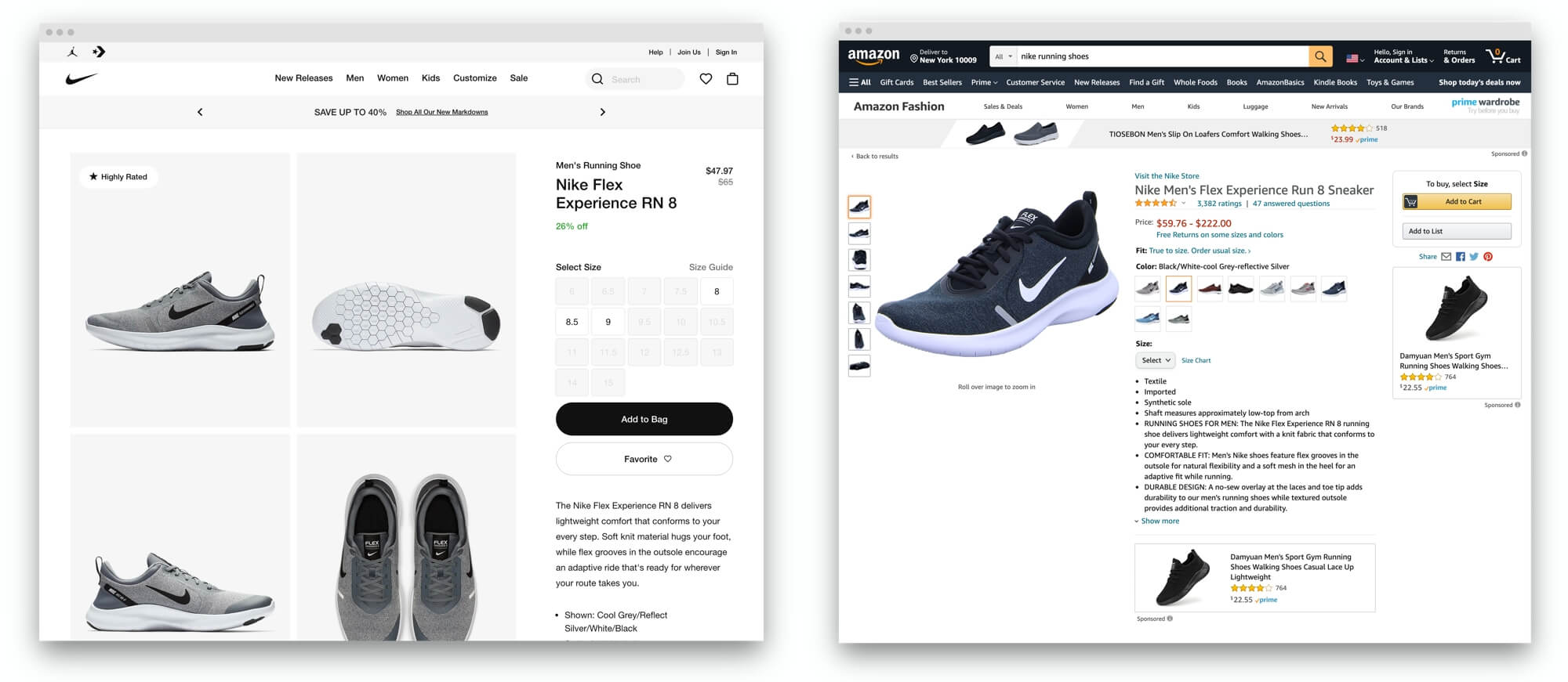 Amazon vs Nike