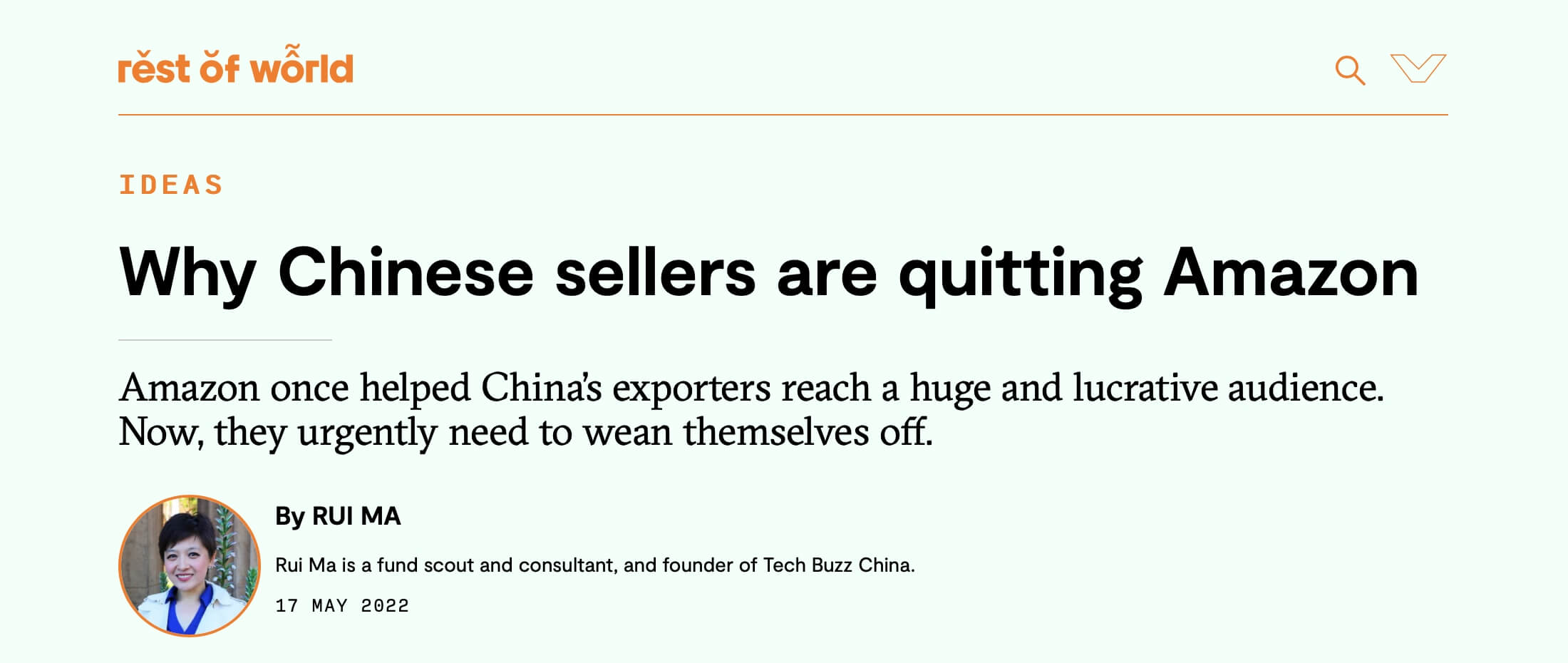  Why Chinese sellers are quitting Amazon - Rest of World